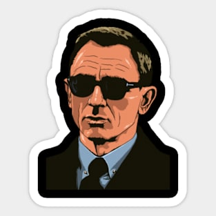 knives out daniel craig Sticker